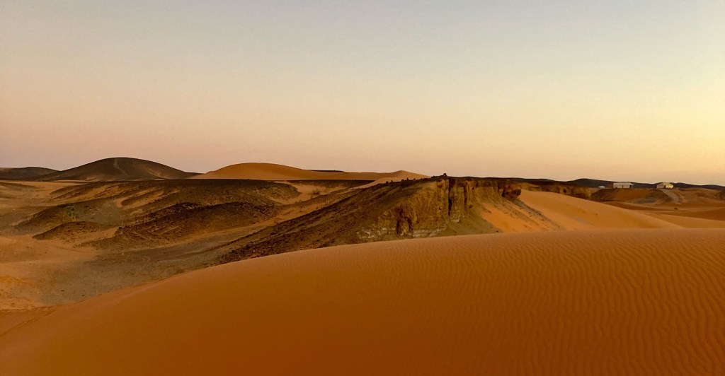Sand dunes in Morocco