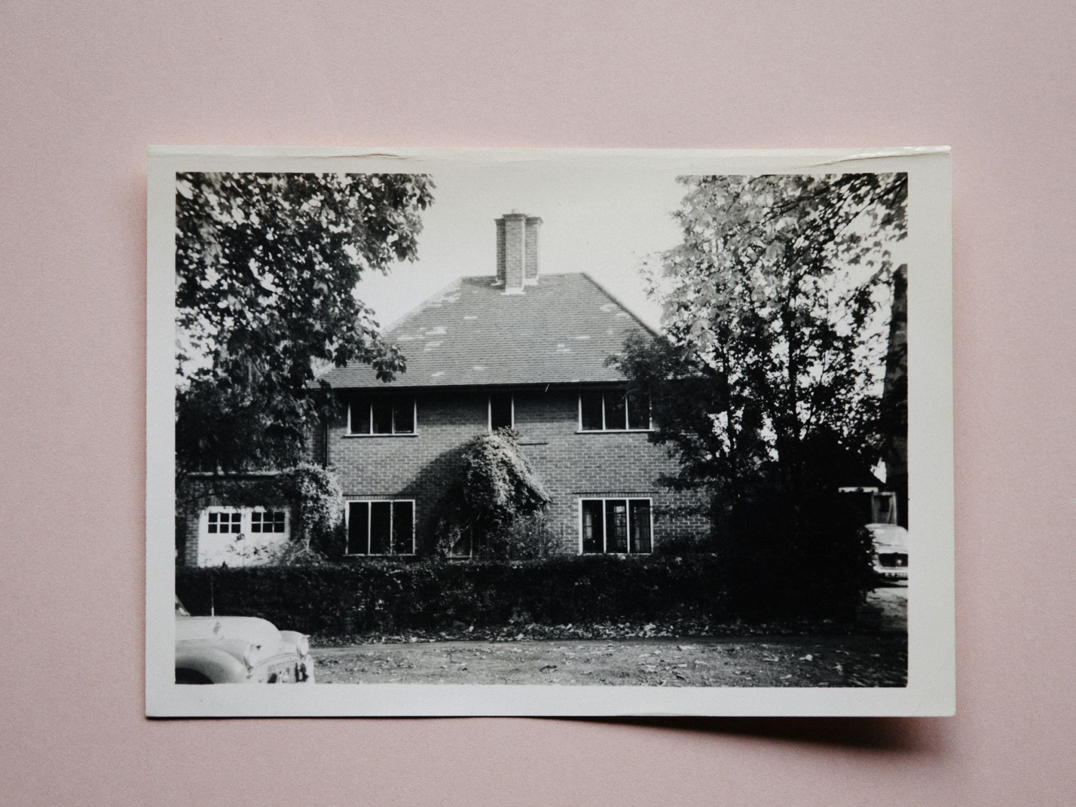 Vintage photo of house
